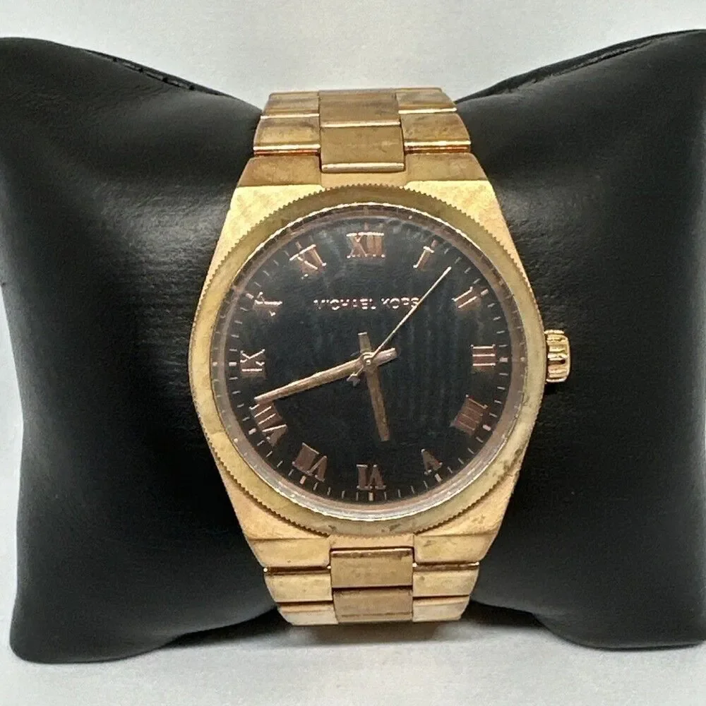 Michael Kors Channing MK5937 Women Gold Stainless Steel Analog Dial Watch HME555